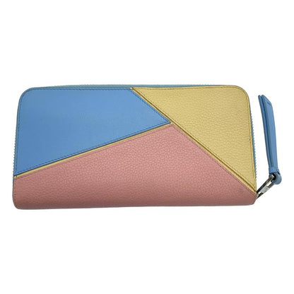 LOEWE Round Zip Puzzle Wallet Mixed Color