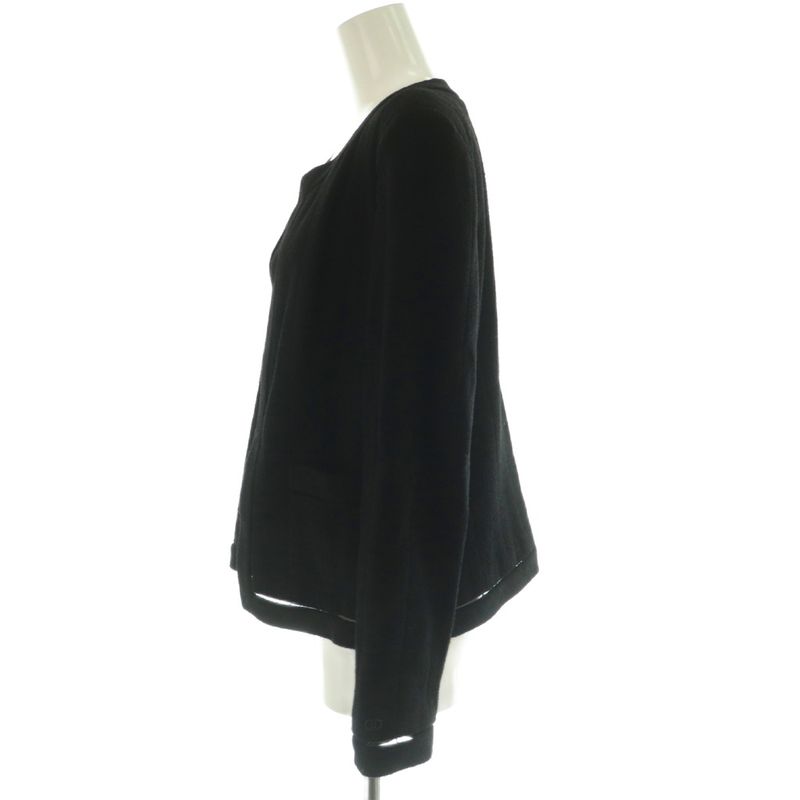 CHANEL Jacket No Color Wool 40 Black P21531v12438 NR • OS