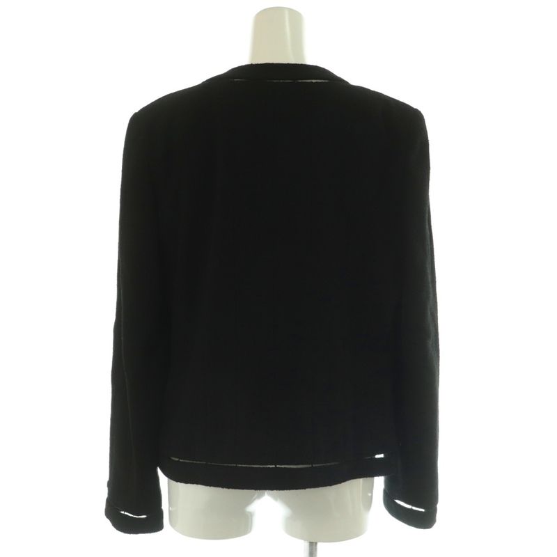 CHANEL Jacket No Color Wool 40 Black P21531v12438 NR • OS