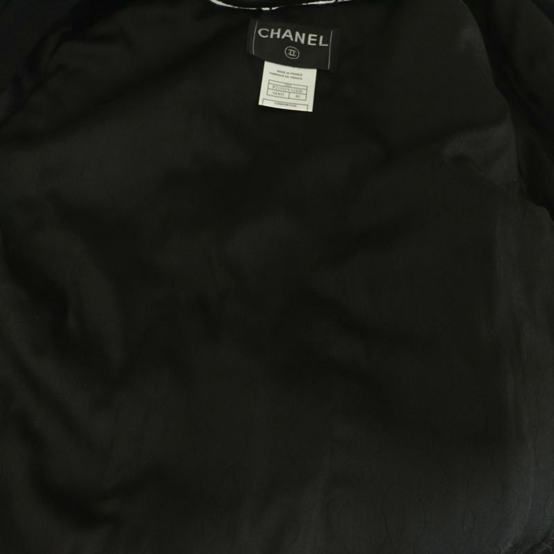 CHANEL Jacket No Color Wool 40 Black P21531v12438 NR • OS