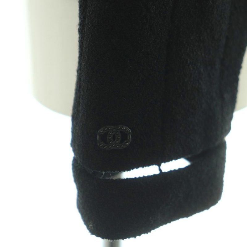 CHANEL Jacket No Color Wool 40 Black P21531v12438 NR • OS