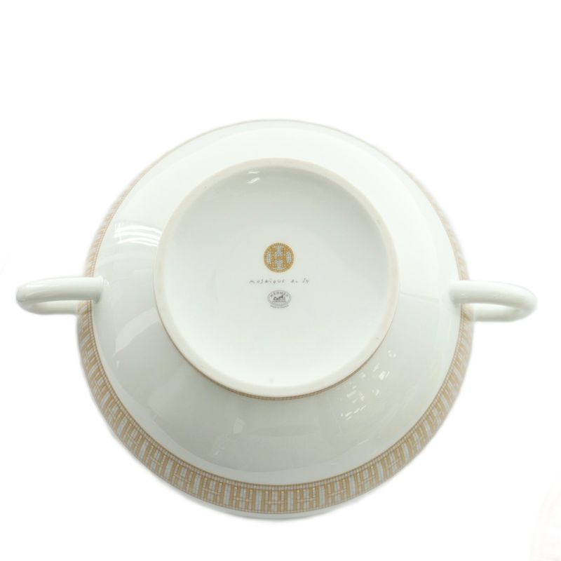 Hermes Mosaic Van Quatre Spouturine Soup Pot Western Tableware Miscellaneous