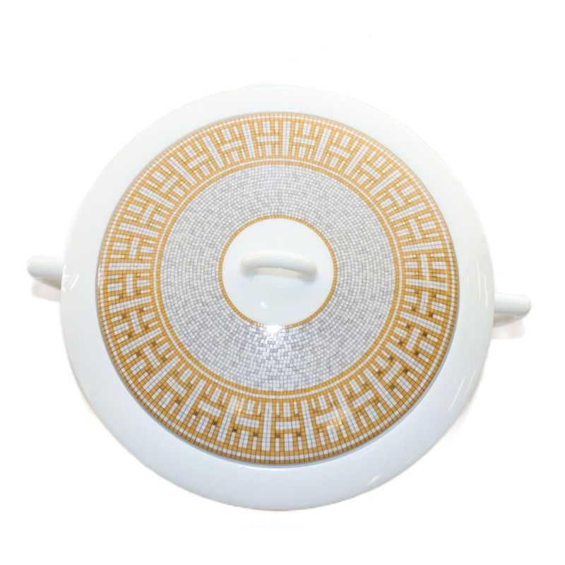 Hermes Mosaic Van Quatre Spouturine Soup Pot Western Tableware Miscellaneous