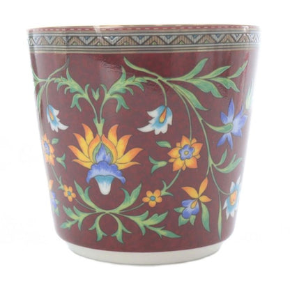 HERMES Chevaldriango Cup Pottery Set Of 2 Bold Green YO29 • SH • OH