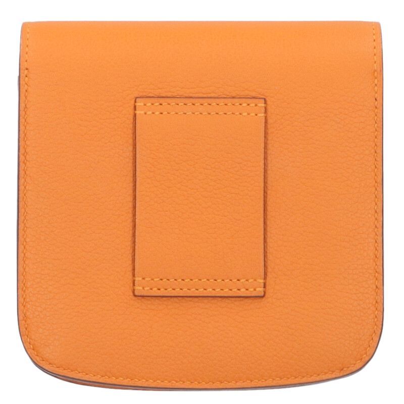 HERMES 2002 C Stamp Svhardware Epson Leather Wallet Women's