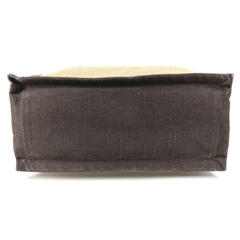 Saint Laurent Paris Handbag Noe Rive Gauche 631682 Linen Brown