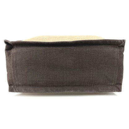 Saint Laurent Paris Handbag Noe Rive Gauche 631682 Linen Brown
