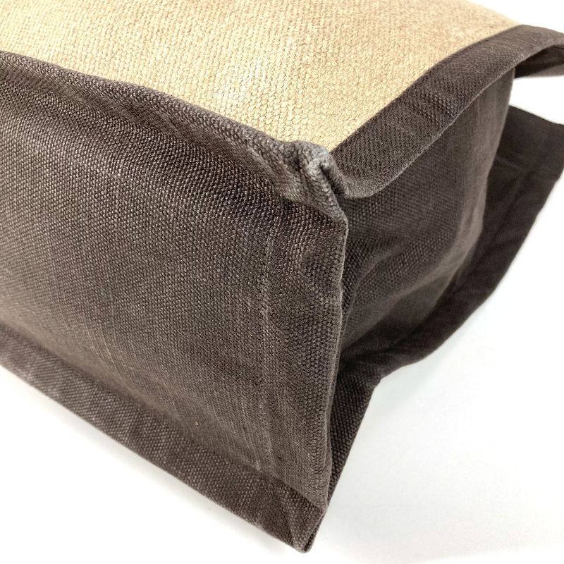 Saint Laurent Paris Handbag Noe Rive Gauche 631682 Linen Brown