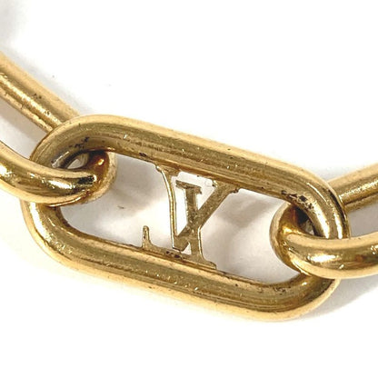 Louis Vuitton Necklace Collier Signature Chain Necklace M00324 Metal Gold