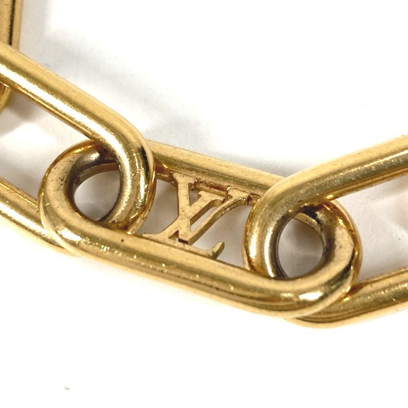 Louis Vuitton Necklace Collier Signature Chain Necklace M00324 Metal Gold
