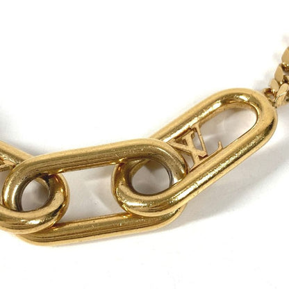 Louis Vuitton Necklace Collier Signature Chain Necklace M00324 Metal Gold