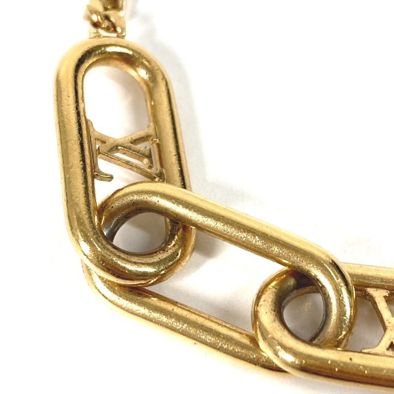 Louis Vuitton Necklace Collier Signature Chain Necklace M00324 Metal Gold