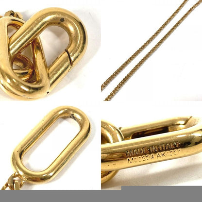 Louis Vuitton Necklace Collier Signature Chain Necklace M00324 Metal Gold