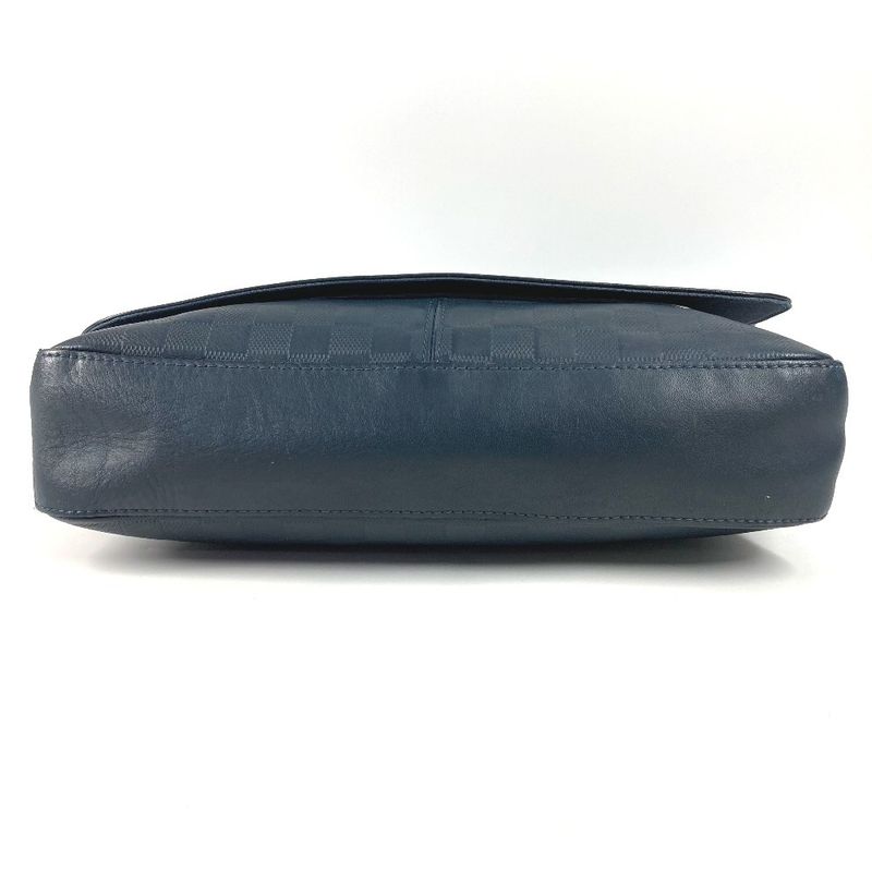 Louis Vuitton Shoulder Bag District PM N41285 Damier Infini Leather Navy