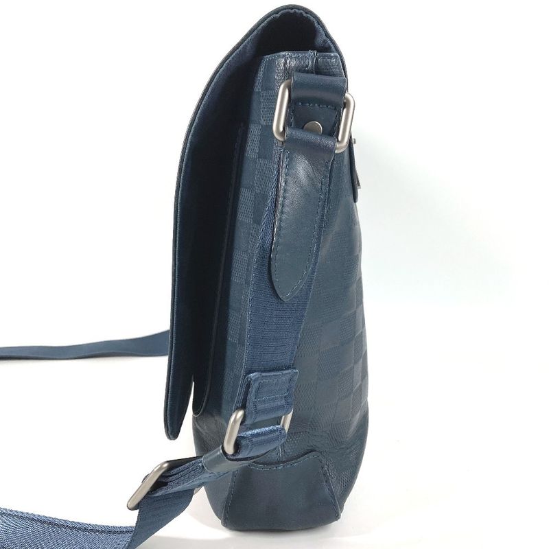 Louis Vuitton Shoulder Bag District PM N41285 Damier Infini Leather Navy