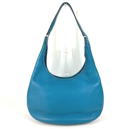HERMES Shoulder Bag Gao Togo Blue Jean Blue