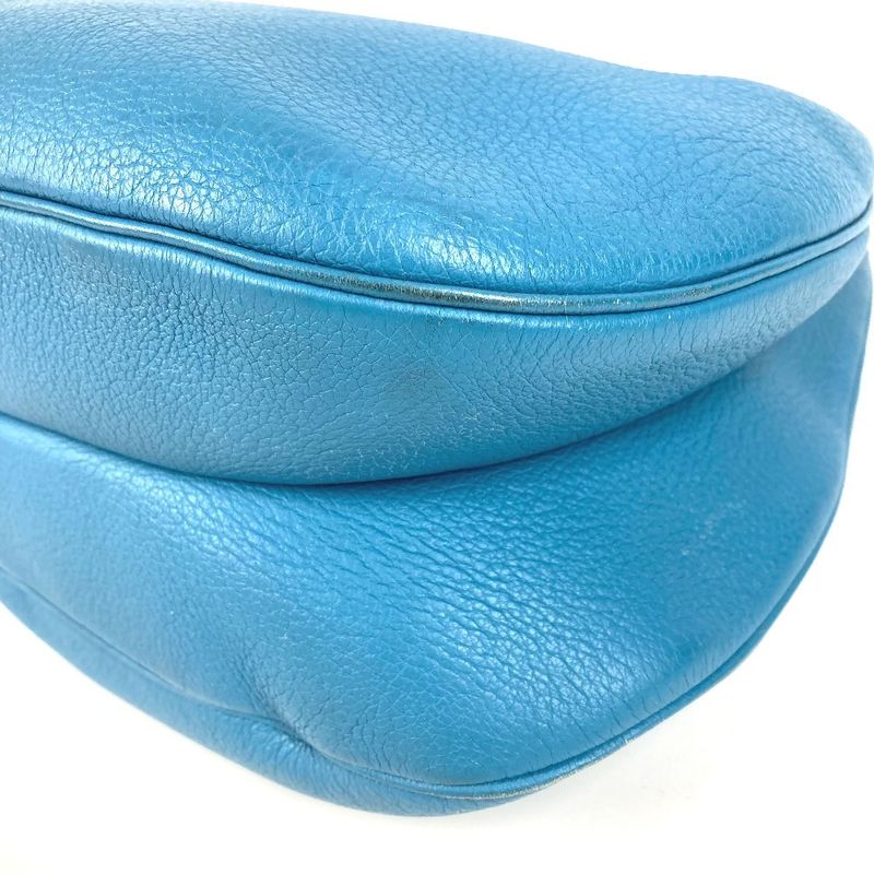 HERMES Shoulder Bag Gao Togo Blue Jean Blue