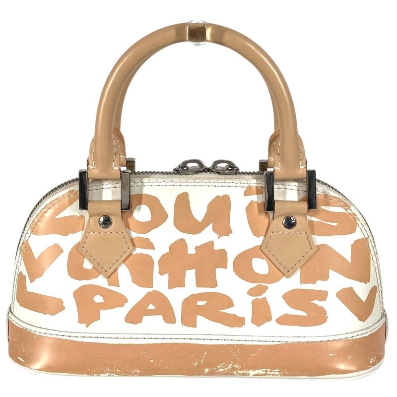 Louis Vuitton Handbag Alma PM Alma PM M92178 Leather Beige