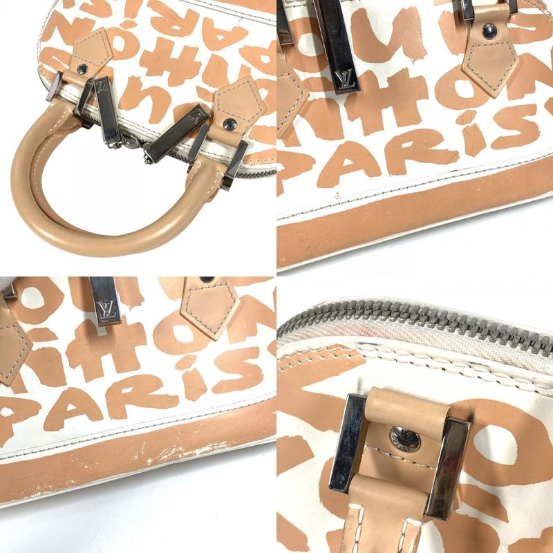 Louis Vuitton Handbag Alma PM Alma PM M92178 Leather Beige