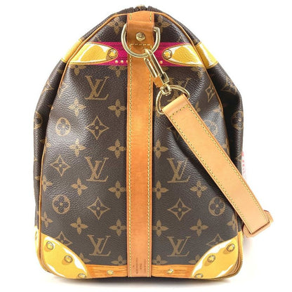 Louis Vuitton Boston Bag Keepall Bandouliere 50 M43613 Monogram Canvas Brown