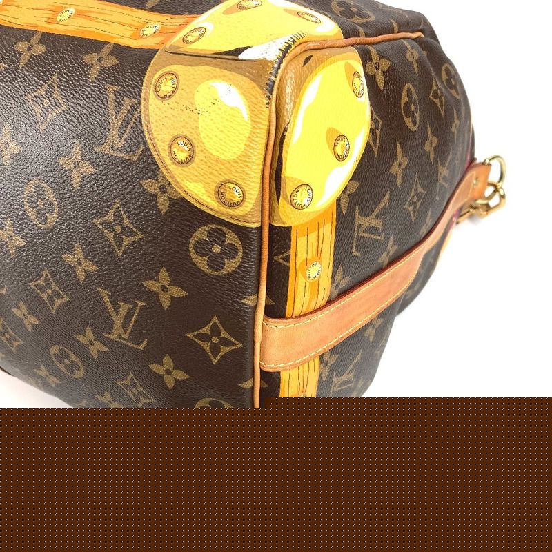 Louis Vuitton Boston Bag Keepall Bandouliere 50 M43613 Monogram Canvas Brown