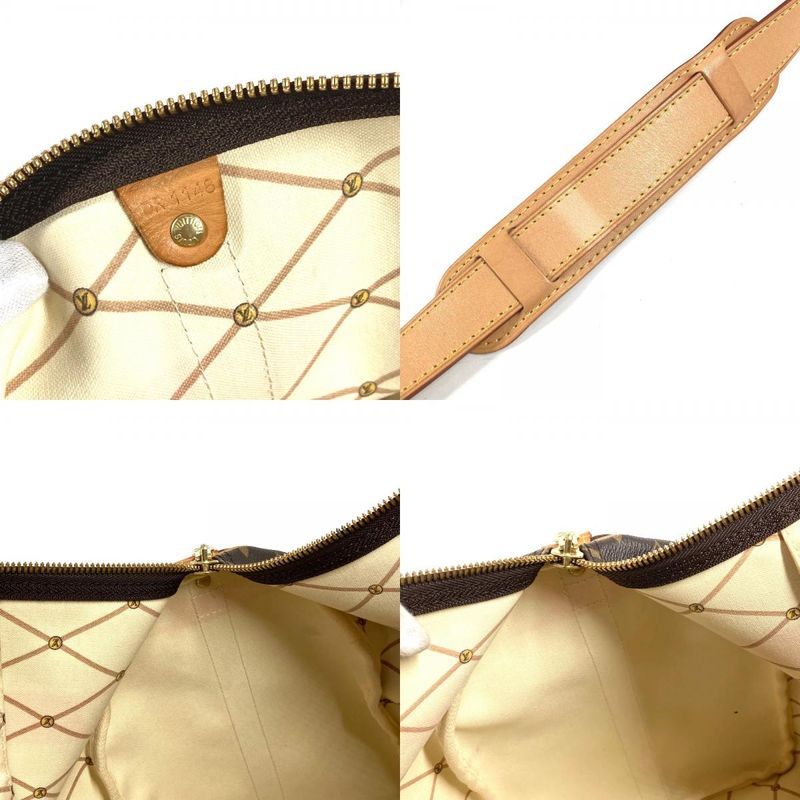 Louis Vuitton Boston Bag Keepall Bandouliere 50 M43613 Monogram Canvas Brown