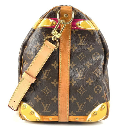 Louis Vuitton Boston Bag Keepall Bandouliere 50 M43613 Monogram Canvas Brown