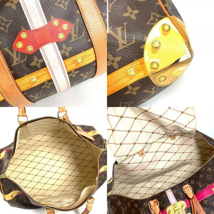 Louis Vuitton Boston Bag Keepall Bandouliere 50 M43613 Monogram Canvas Brown