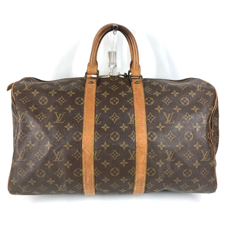 Louis Vuitton Boston Bag Keepall 45 Keepall 45 M41428 Monogram Canvas Brown