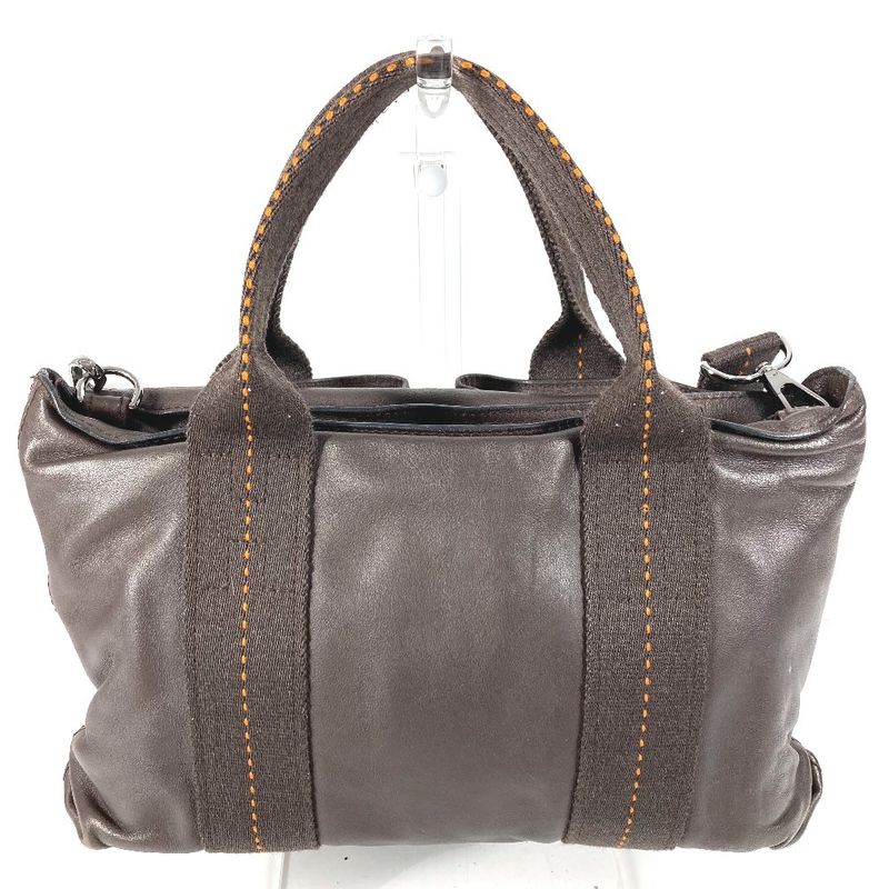 HERMES Handbag Caravan Horizontal PM Caravan Horizontal PM Leather Brown
