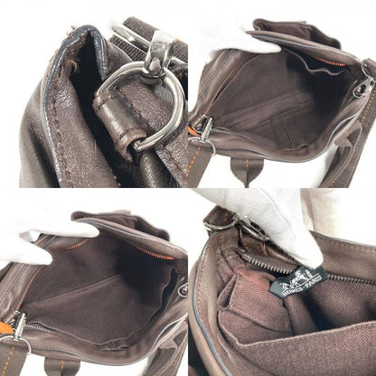 HERMES Handbag Caravan Horizontal PM Caravan Horizontal PM Leather Brown