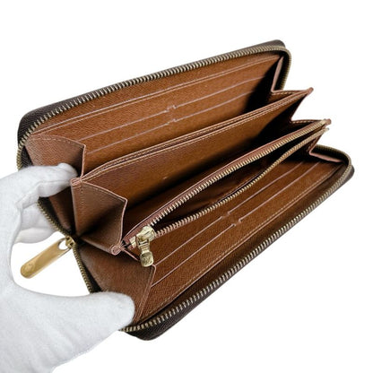 Louis Vuitton M60017 Monogram Zippy-wallet Round Zipper- Long Wallet Louis