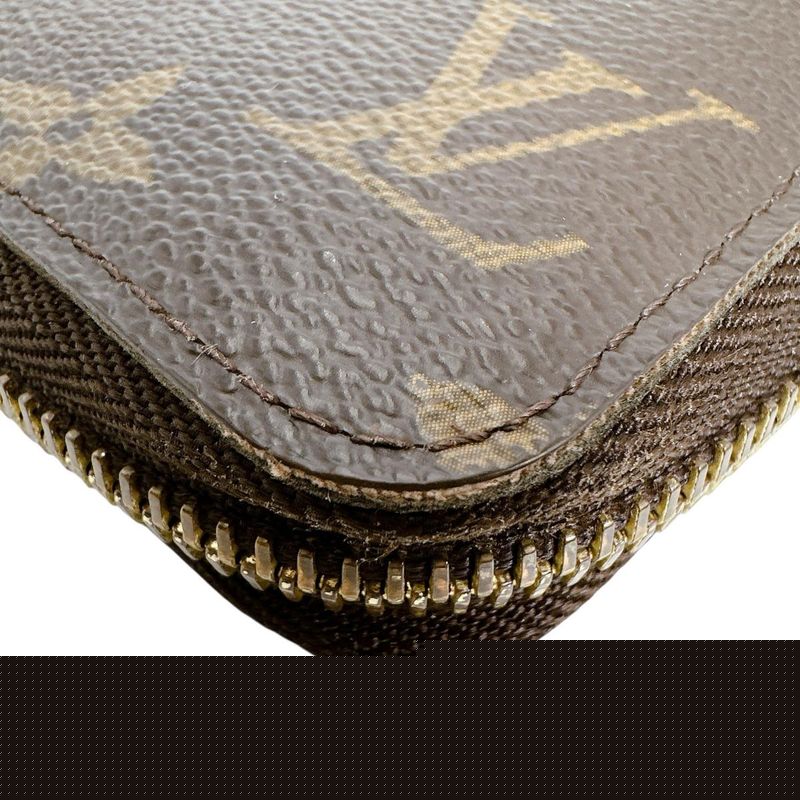 Louis Vuitton M60017 Monogram Zippy-wallet Round Zipper- Long Wallet Louis