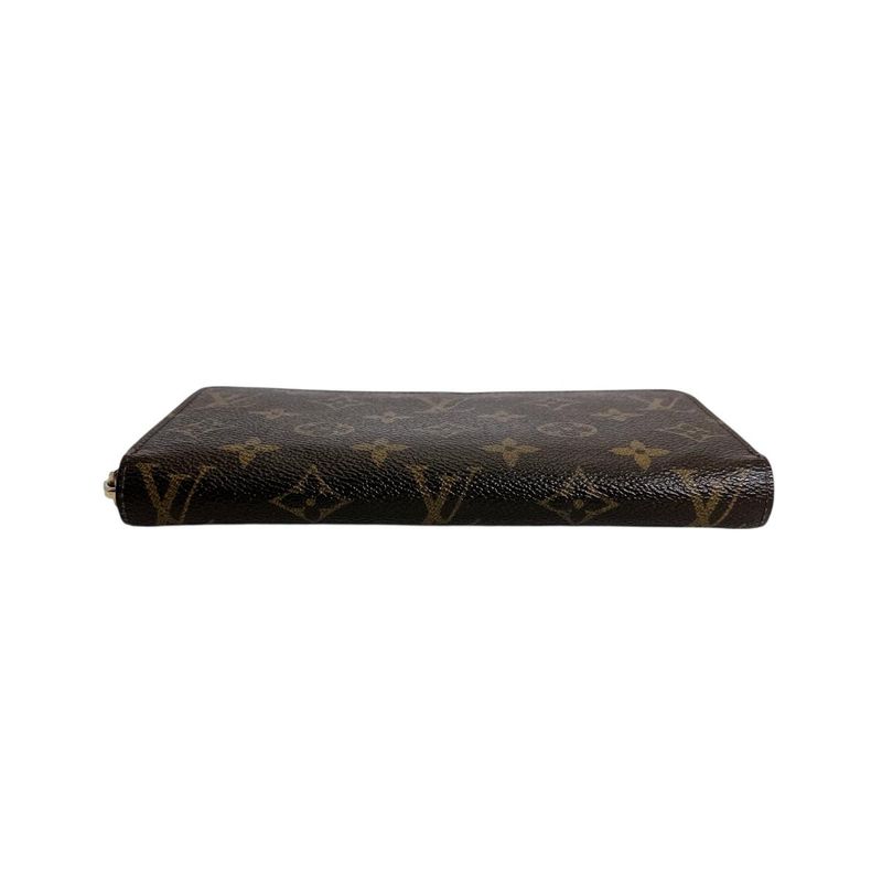 Louis Vuitton M60017 Monogram Zippy-wallet Round Zipper- Long Wallet Louis