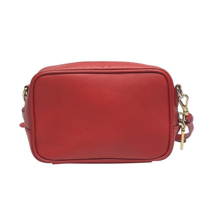 PRADA 1n1674 Camera Shoulder Bag Vitello Phoenix Shoulder Bag PRADA Red