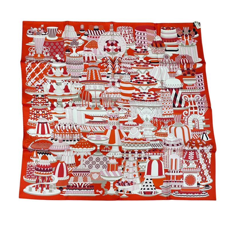 HERMES Women's Carre 90 La Patisserie-francaise