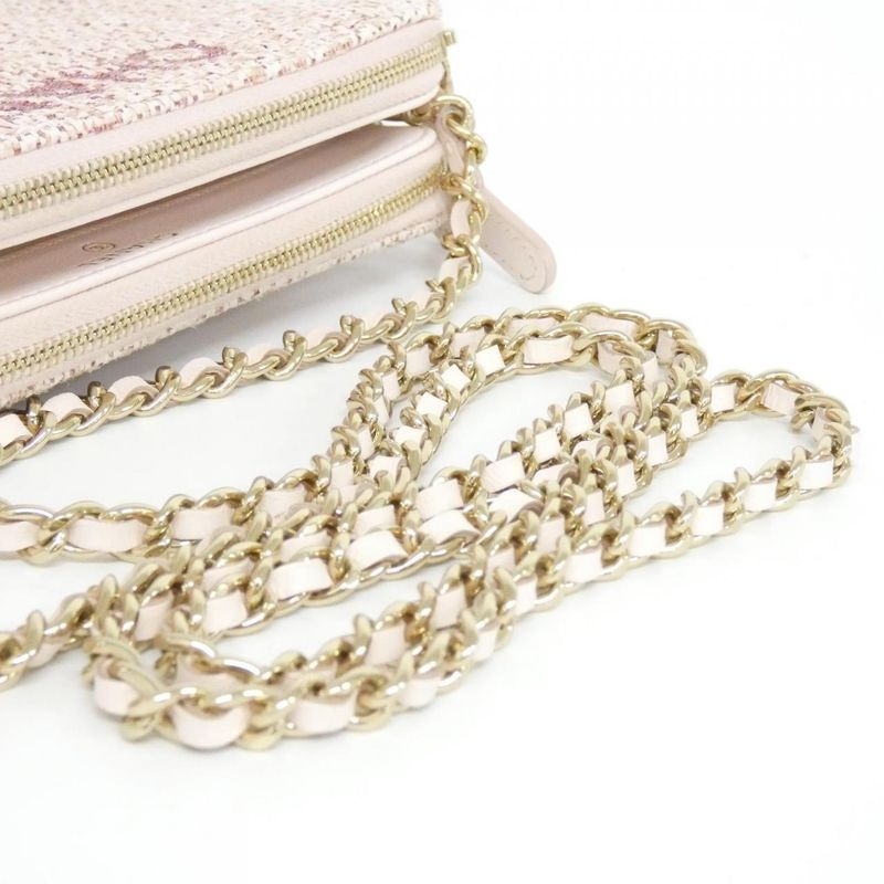 CHANEL Deville Line 84415 Chain Wallet