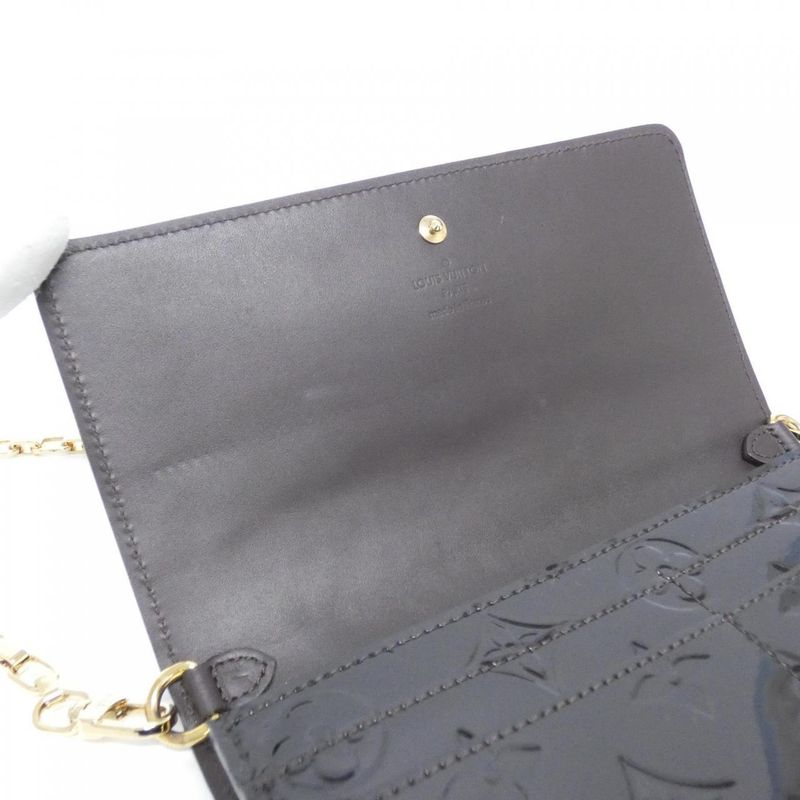 Louis Vuitton Vernis Portefeuille Sarah Chain M90088 Chain Wallet