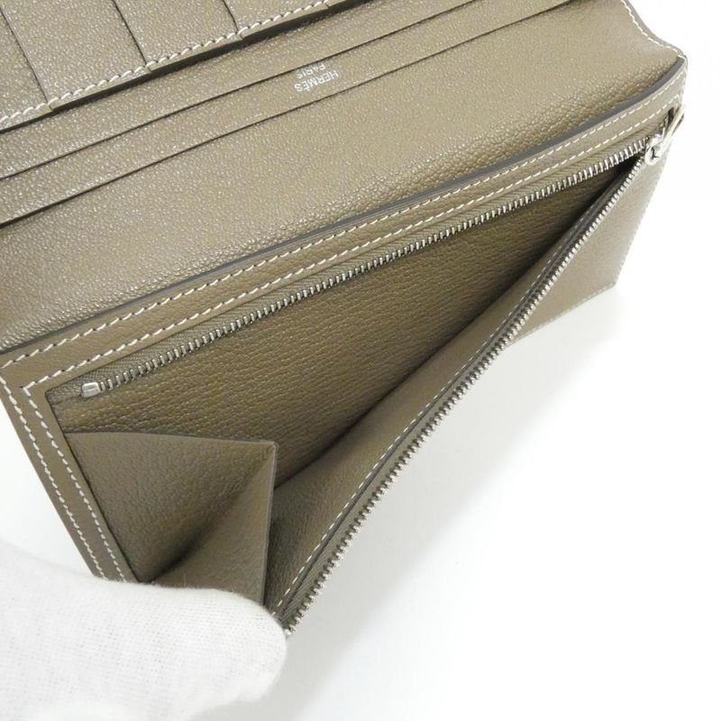 HERMES Bearn Soufflé 039078ck Wallet