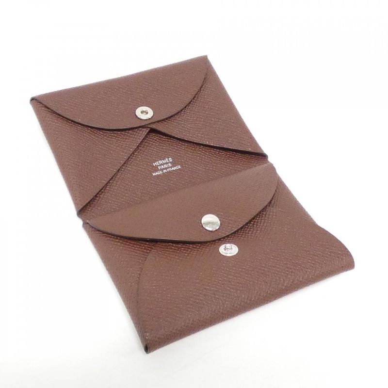 HERMES Calvi Duo 083035ck Coin Case