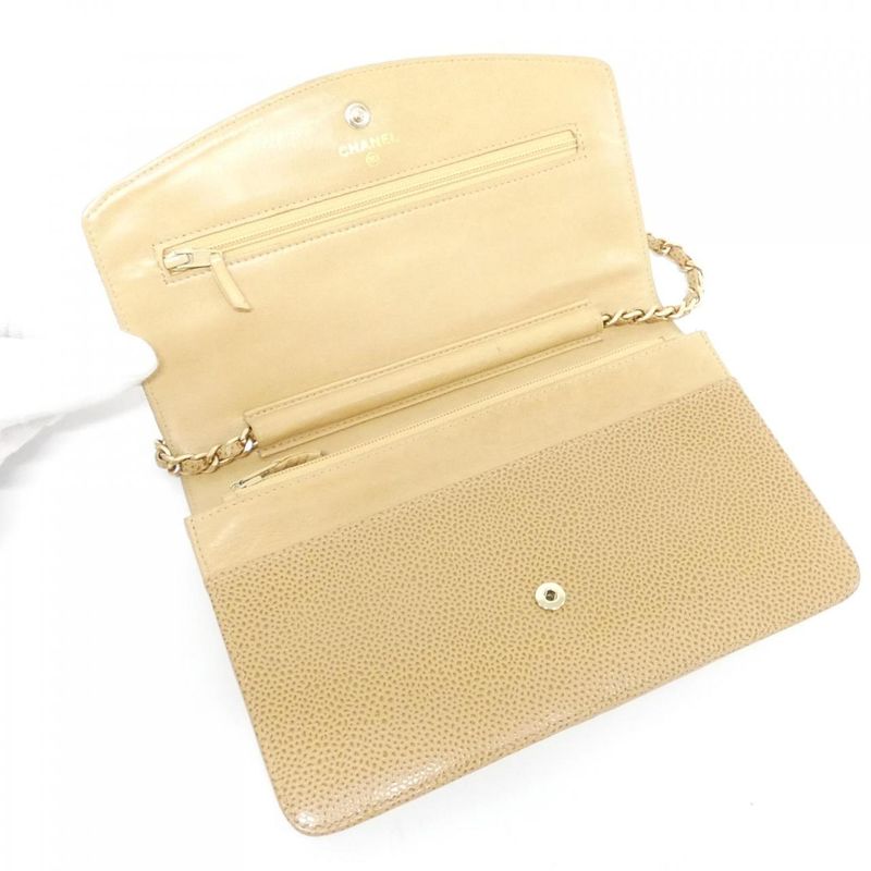 Vintage CHANEL Timeless CC Line 13509 Chain Wallet