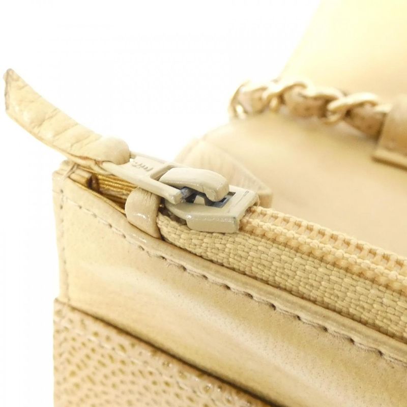 Vintage CHANEL Timeless CC Line 13509 Chain Wallet