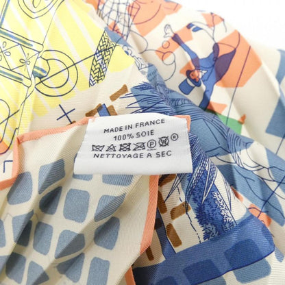 HERMES Twilly AU Carre Pleated 164127s Scarf