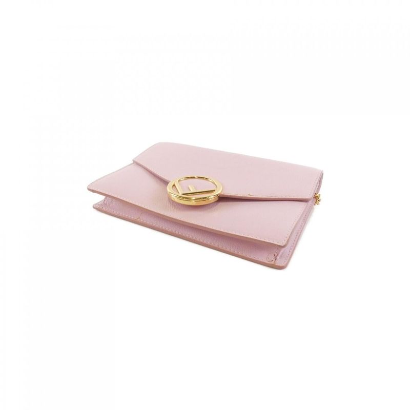 FENDI F IS FENDI 8bs006 A18B Chain Wallet