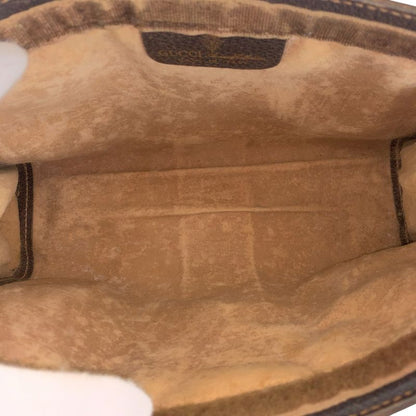 GUCCI Vintage Sherry Line Old GUCCI Beige GG Supreme Canvas Clutch Bag Second