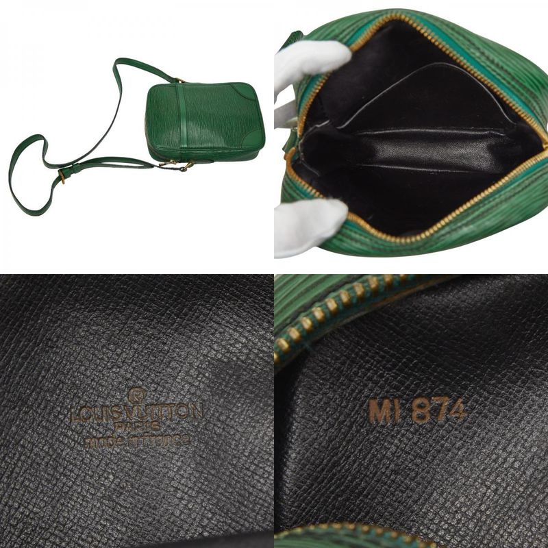 Louis Vuitton Epi Danube Crossbody Shoulder Bag M45634 Borneo Green Leather