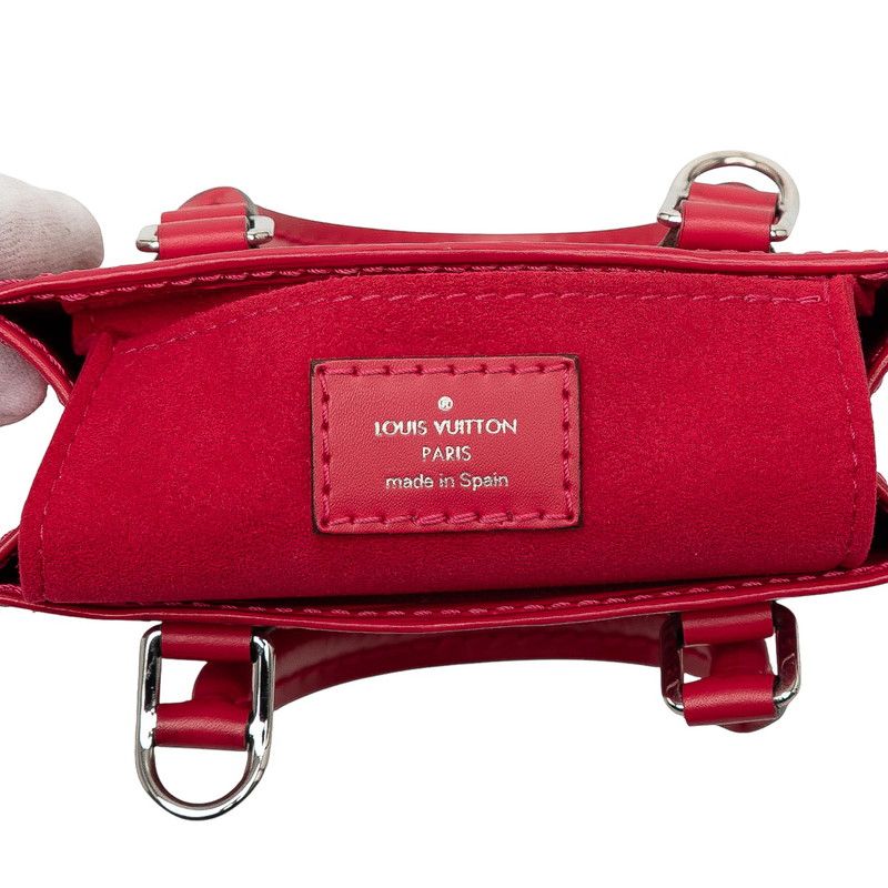 Louis Vuitton Epi Petite Sac Plastic Handbag Shoulder Bag 2WAY M80168 Rose