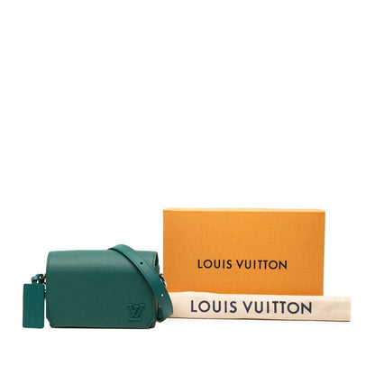 Louis Vuitton LV Aerogram Fastline Wearable Wallet M82367 Eva Green Leather