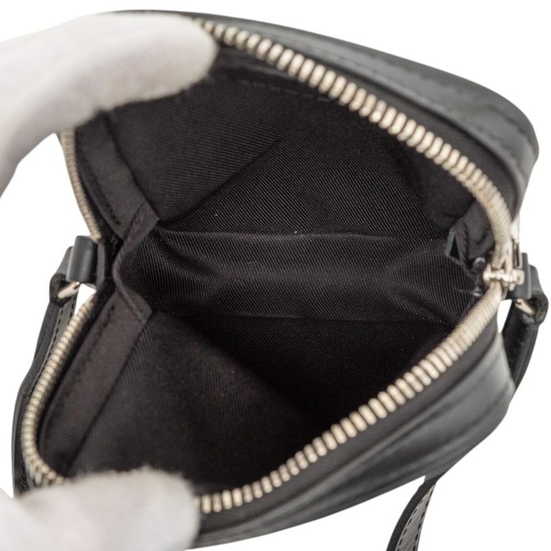 Louis Vuitton Epi Danube PM M55120 Black Yellow Leather Ladies Louis Vuitton