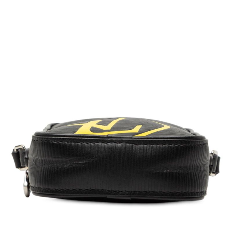 Louis Vuitton Epi Danube PM M55120 Black Yellow Leather Ladies Louis Vuitton